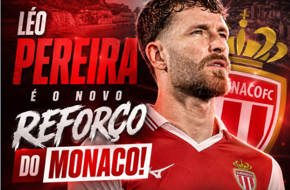 Léo Pereira deixa o Flamengo e é anunciado no Monaco: zagueiro reencontra Filipe Luís e vai morar em Monte Carlo com Karoline Lima — Transferência do defensor rubro-negro para o clube do Principado é acertada nesta quarta-feira, 15. Léo vai integrar o elenco de Filipe Luís no Monaco e se muda para Monte Carlo com a noiva, a influenciadora Karoline Lima.
