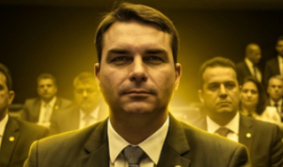 Imagem da notícia: Enquanto Lula Reage por Ofício, Flávio Bolsonaro Vai aos EUA Defender a Economia Brasileira Contra o Tarifaço