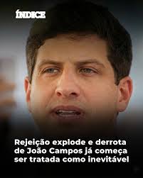 Rejeição explode e derrota de João Campos já começa a ser tratada como inevitável