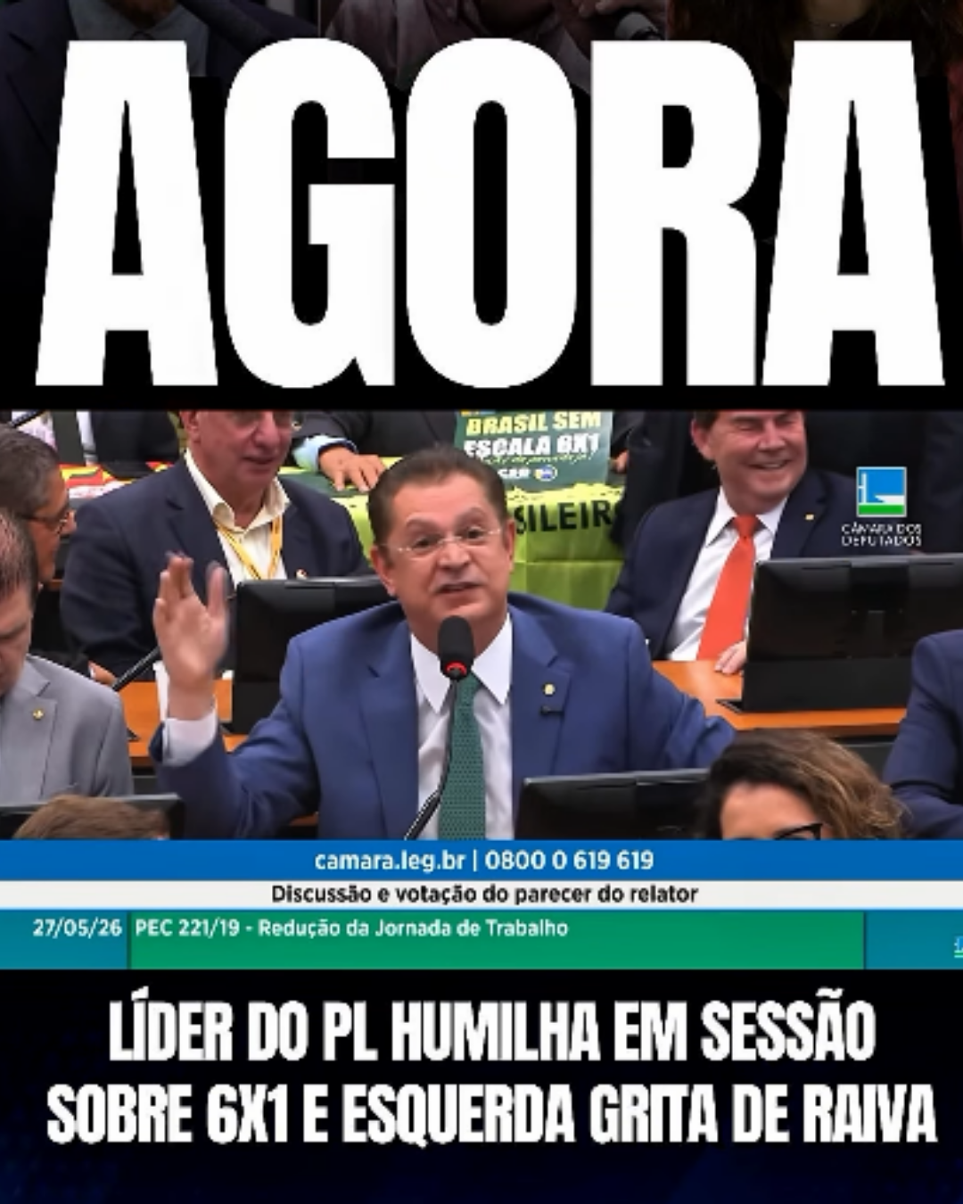 Oposição arma “armadilha histórica” na Câmara, exige 4x3 imediato e deixa PT em pânico