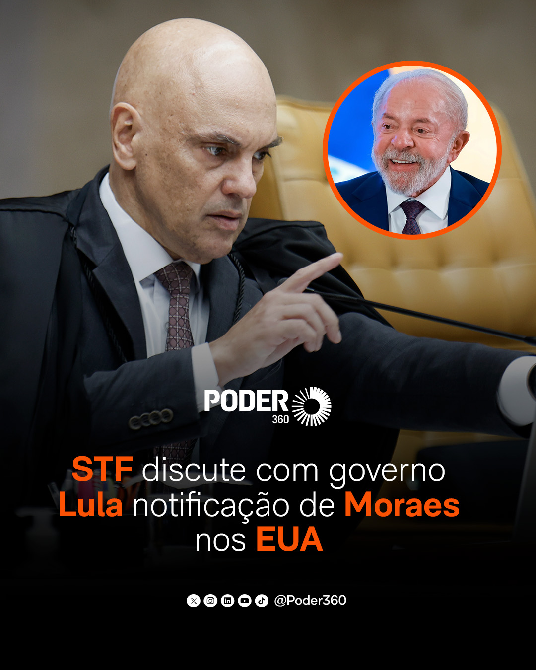 STF aciona AGU e Ministério da Justiça após notificação de Moraes em ação da Rumble e Trump Media nos EUA